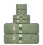 8-Piece Luxury Bath Towel Set – 100% Cotton 600 GSM Towels – Ultra Soft & Quick Dry