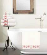 6-Piece Valentine’s Day Red Towel Set – 100% Cotton 600 GSM – Ultra Soft & Plush - Image 2