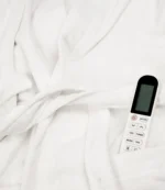 100% Cotton Unisex Bathrobe – Terry Cloth with Belt & Pockets – Soft & Absorbent - Image 2