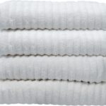 4-Pack Zero Twist Bath Sheet Towels – 100% Cotton 650 GSM – Extra Large & Quick Dry