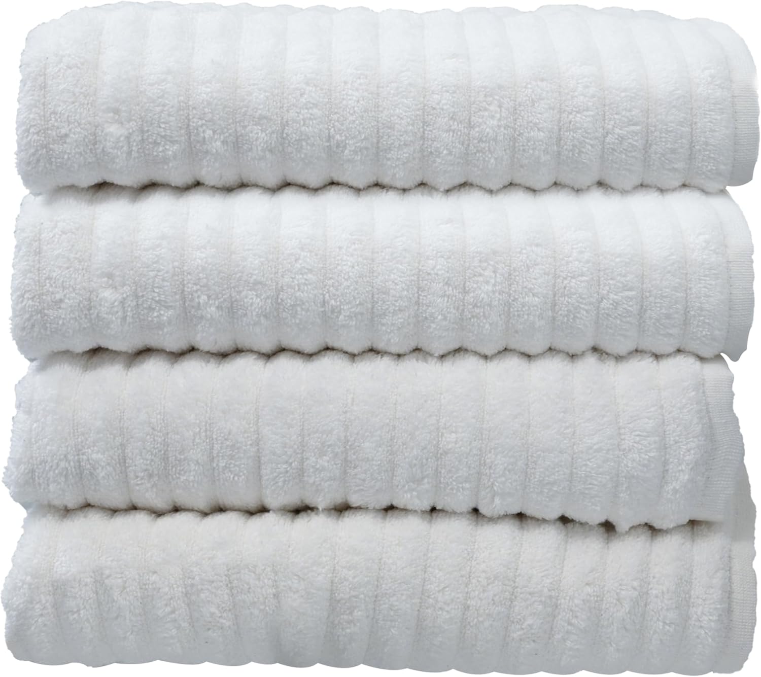 71iIxsvn0eL._AC_SL1500_ 4-Pack Zero Twist Bath Sheet Towels – 100% Cotton 650 GSM – Extra Large & Quick Dry - Image 1