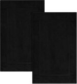 2-Piece Cotton Bath Mat Set – 100% Cotton 21×34 Inch Mats – Absorbent & Quick Dry - Image 2