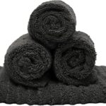 4-Pack Zero Twist Hand Towels – 100% Cotton 650 GSM – Soft, Fluffy & Absorbent