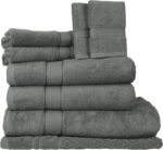 8-Piece Cotton Bath Towel Set – 550 GSM Ultra Soft Towels – Quick Dry & Absorbent - Image 3