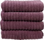 4-Pack Zero Twist Bath Sheet Towels – 100% Cotton 650 GSM – Extra Large & Quick Dry - Image 8