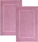 2-Piece Cotton Bath Mat Set – 100% Cotton 21×34 Inch Mats – Absorbent & Quick Dry - Image 12