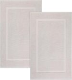 2-Piece Cotton Bath Mat Set – 100% Cotton 21×34 Inch Mats – Absorbent & Quick Dry - Image 9